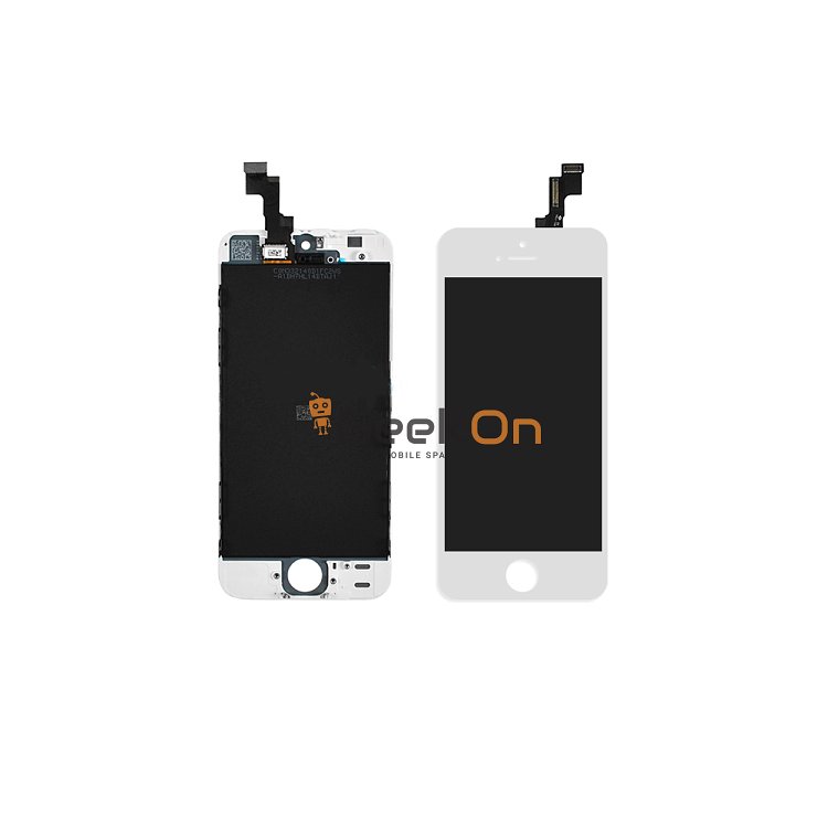 Οθόνη LCDκαι Digitizer OEM για iPhone 5s Λευκό