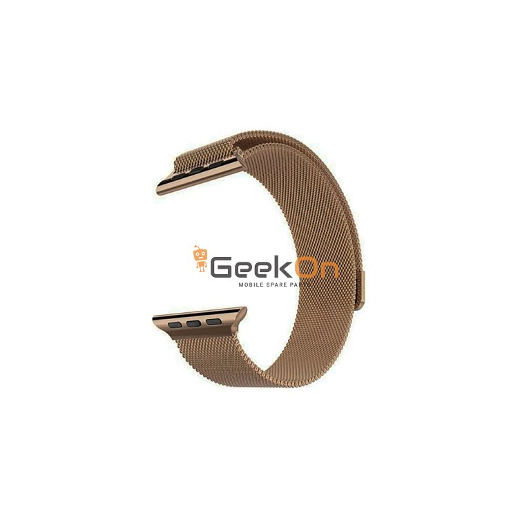 Λουράκι Milanese Loop για Apple Watch 42/44mm Μεταλλικό Καφέ