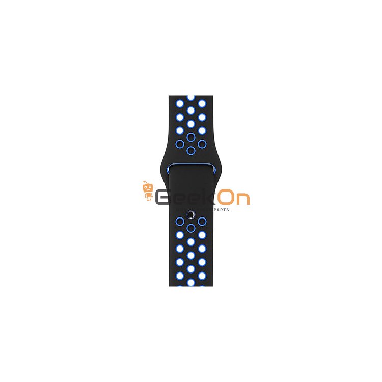 Λουράκι Mesh Band για Apple Watch 42/44mm Μαύρο-Μπλε