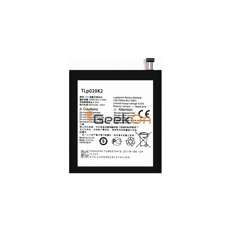 Μπαταρία Για Alcatel TLp020K2 6039 One Touch Idol 3 4.7 2000mAh