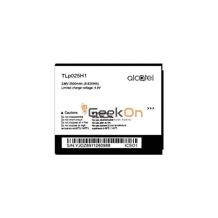 Μπαταρία Για Alcatel  TLp025H1 One Touch Pop 4 5051 OT-5051X 5051D 2500mAh