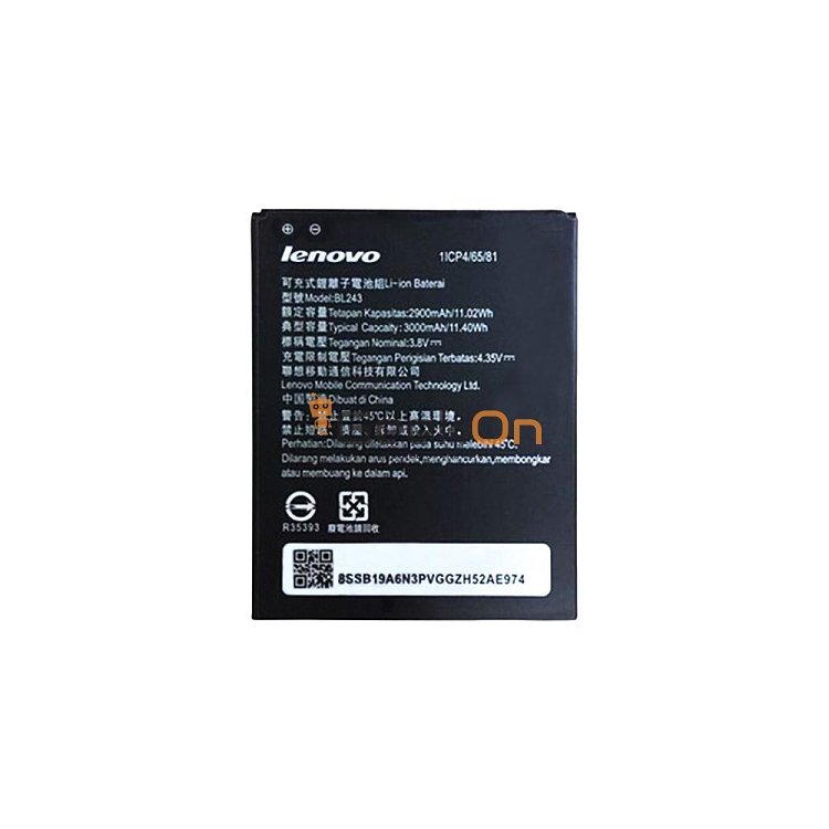 Μπαταρία Για Lenovo BL243 A7000 / K3 Note / K50-T5 / A7000 / A5500 / A5600 / A7600  3000 mAh