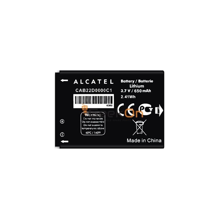 Μπαταρία Για Alcatel CAB22D0000C1 OneTouch Tribe 3040 OT708 / OT320 / OT223 / OT361 / OT505 650mAh