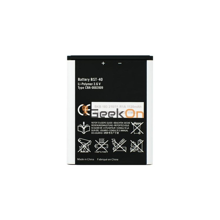 Μπαταρία για Sony Ericsson P1 P1c P1i P990 P990i Z555i P700i BST-40 1120mAh