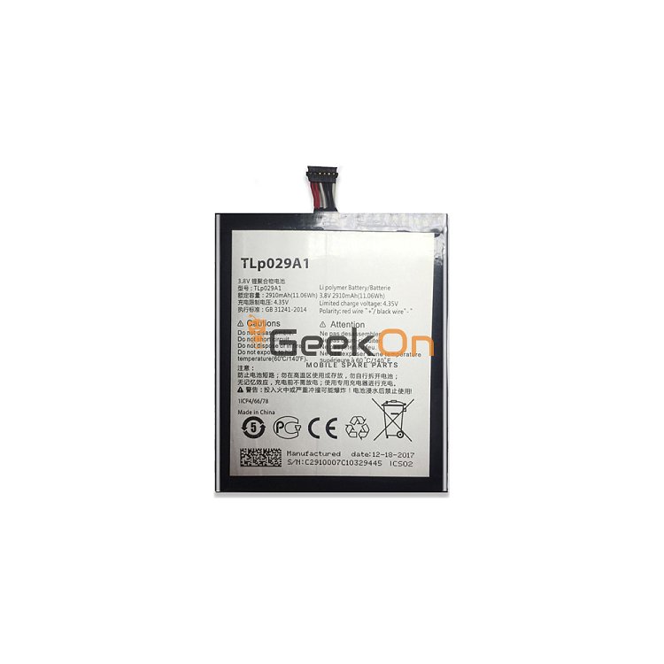 Μπαταρία για Alcatel One Touch Po 3 5.5 TLp029A1 2910mAh