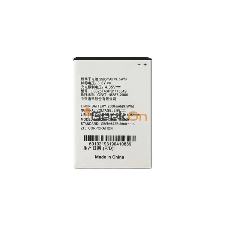 Μπαταρία για ZTE V987 / U935 / N919 / V967S / N980 Li3825T43P3h775549 2500mAh