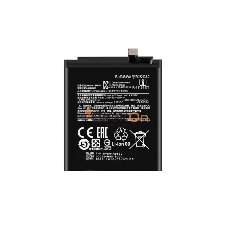 Μπαταρία για Xiaomi Mi 10 Lite 5G BM4R M2002J9G 4160mAh