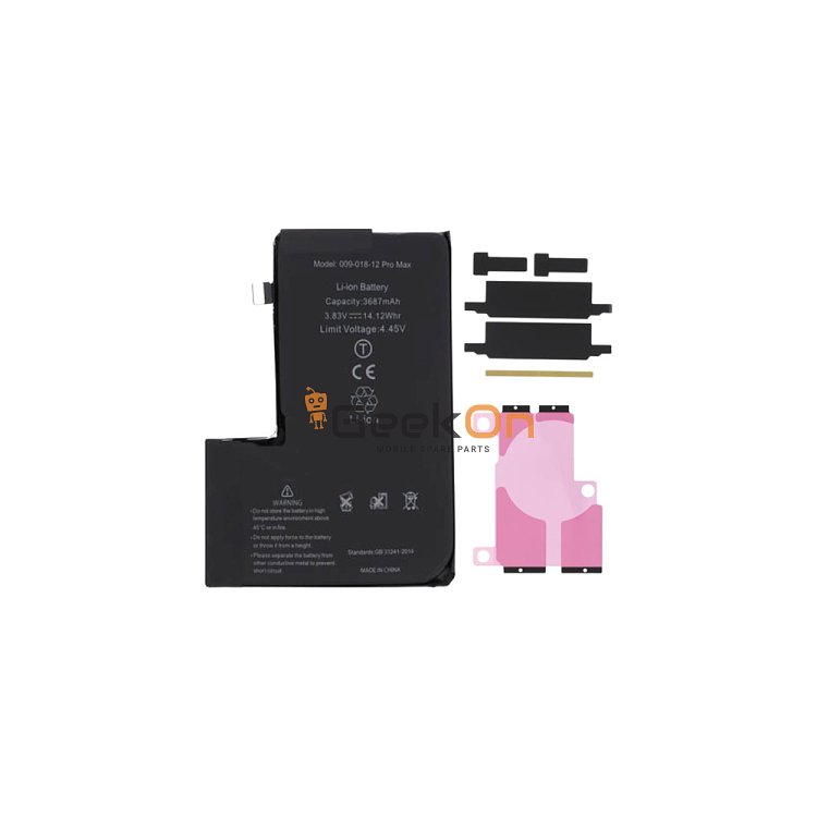 Cracked Μπαταρία Για iPhone 12 Pro Max (Shows Battery Health) 3687mAh