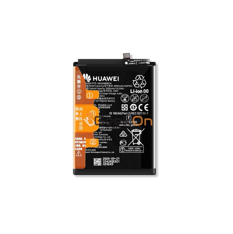 Γνήσια Μπαταρία Huawei HB526488EEW Για P Smart 2021 / Y6P / Y7A / HONOR 9A 5000mAh 24023342 (Service Pack)