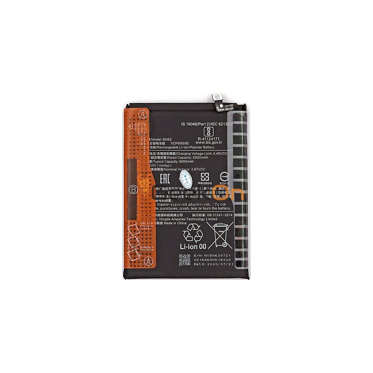 Γνήσια Μπαταρία BN62 Για Xiaomi Redmi 9T / Poco M3 6000mAh 46020000521G Service Pack