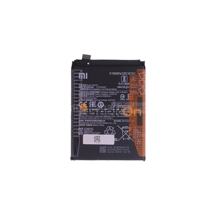 Γνήσια Μπαταρία BM4W Για Xiaomi Mi 10T Lite 5G 460200004N1Y 4820mAh (Service Pack)