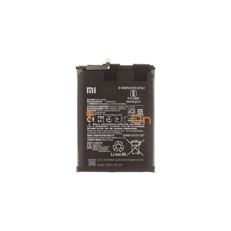 Γνήσια Μπαταρία BM54 Για Xiaomi  Redmi Note 9T 46020000491Y 5000mAh (Service Pack)