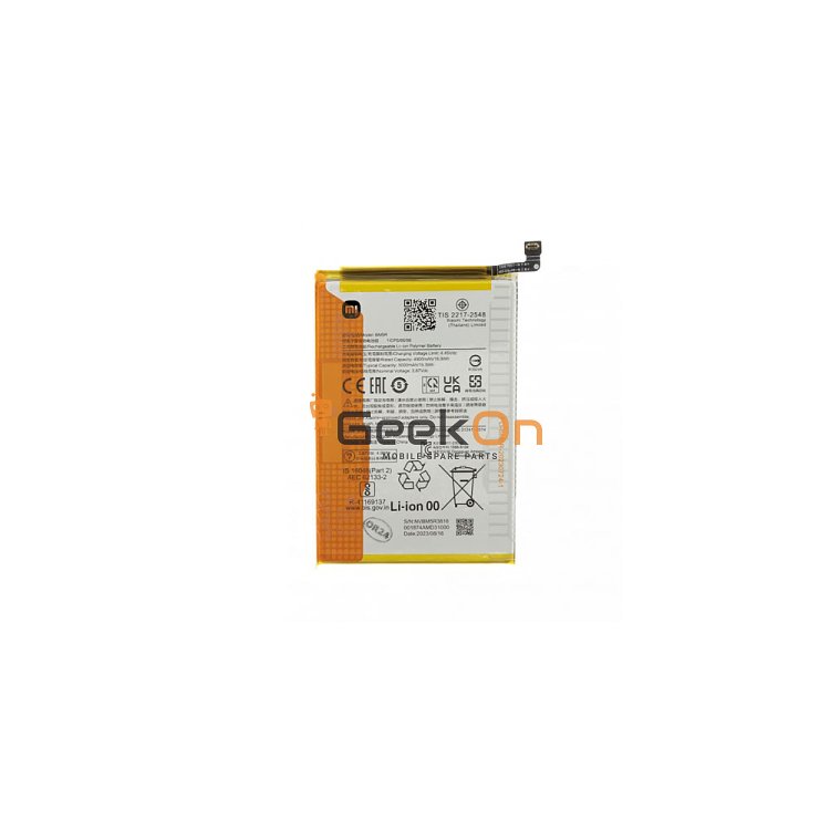 Γνήσια Μπαταρία BM5R Για Xiaomi Redmi 12 5G / 4G / Redmi Note 13 Pro 5G 1330101000132B 5000mAh (Service Pack)