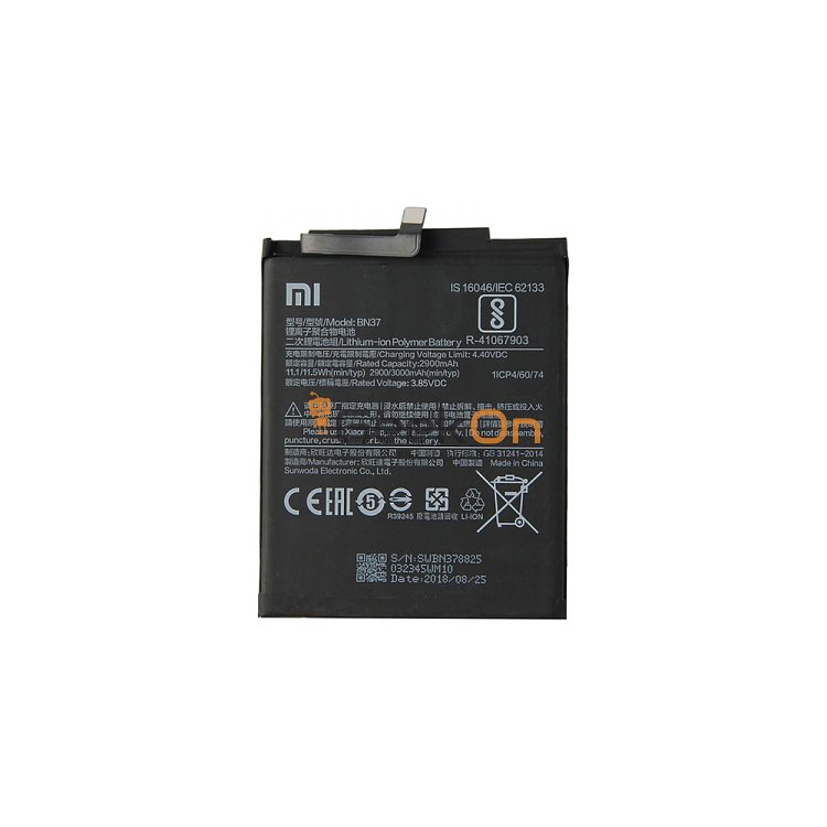 Γνήσια Μπαταρία BN37 Για Xiaomi Redmi 6 / 6A 46BN37W02093 / 46BN37A06003 3000mAh (Service Pack)