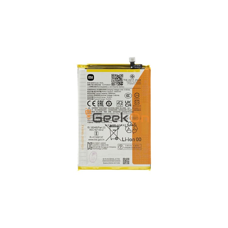 Γνήσια Μπαταρία BN5L Για Xiaomi Redmi 12C 1330101000102B 5000mAh (Service Pack)