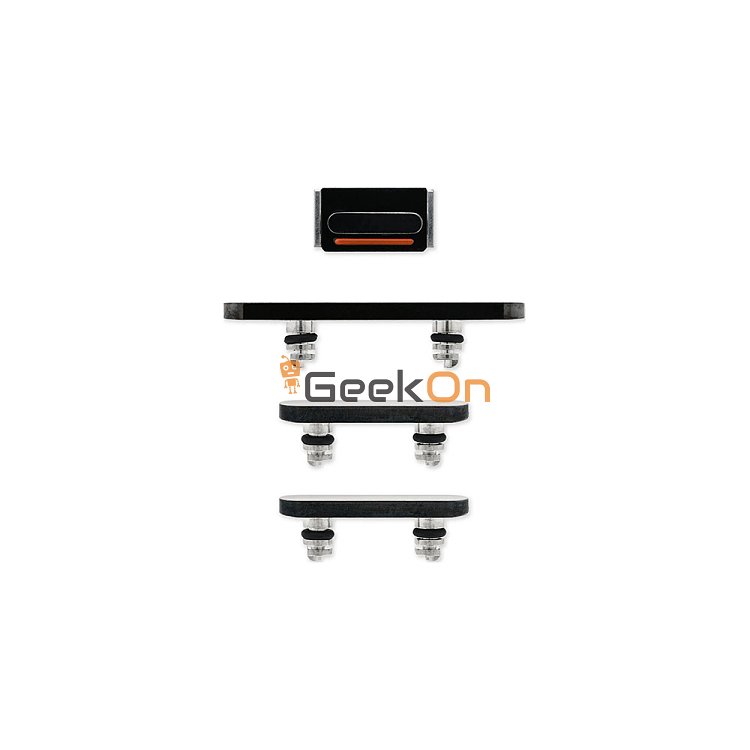 Κουμπιά Έντασης - Σίγασης &amp; Ενεργοποίησης / Volume - Silent &amp; On-Off Buttons για iPhone 13 Pro / 13 Pro Max Graphite