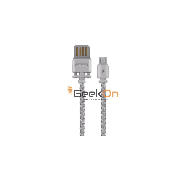 Καλώδιο micro-USB WK WDC-030 1μ Ασημί