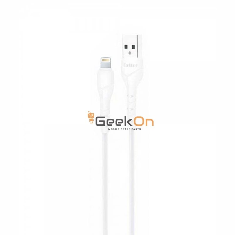 Καλώδιο Φόρτισης Earldom EC-095i USB to Lightning 1m Λευκό