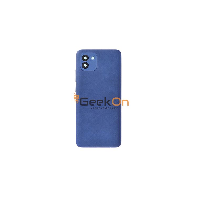 Πίσω Καπάκι / Back Cover για Samsung Galaxy A03 166mm EU SM-A035F Blue