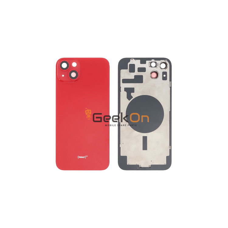 Full Back Cover Magsafe Magnet / Πίσω καπάκι Για iPhone 14 Plus Red