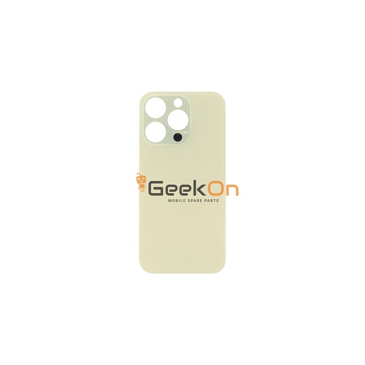 Πίσω Καπάκι / Back Cover Glass για Apple iPhone 14 Pro Gold