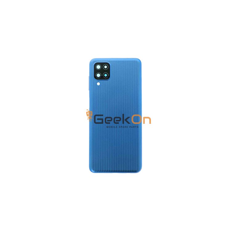 Πίσω Καπάκι / Back Cover Με Τζαμάκι Καμερών για Samsung Galaxy M12 Blue