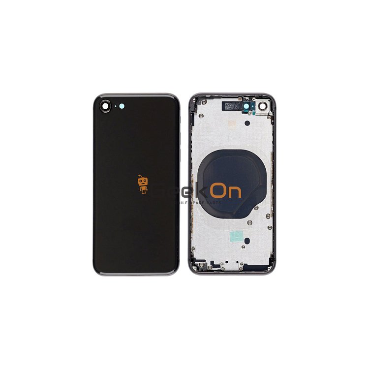 Back Housing / Πίσω Καπάκι Για Apple Iphone SE 2020 Μαύρο