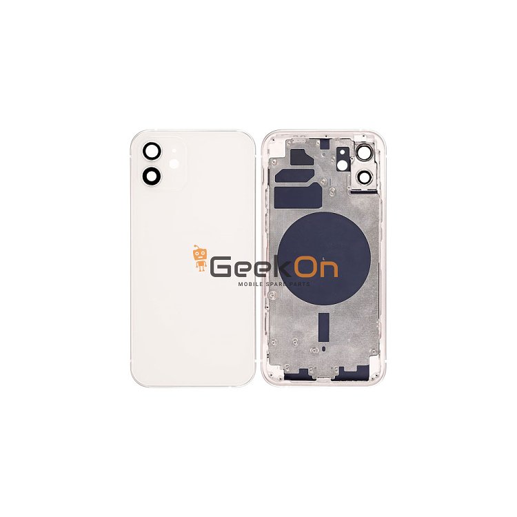 Back Housing / Πίσω Καπάκι Για Apple Iphone 12 Λευκό