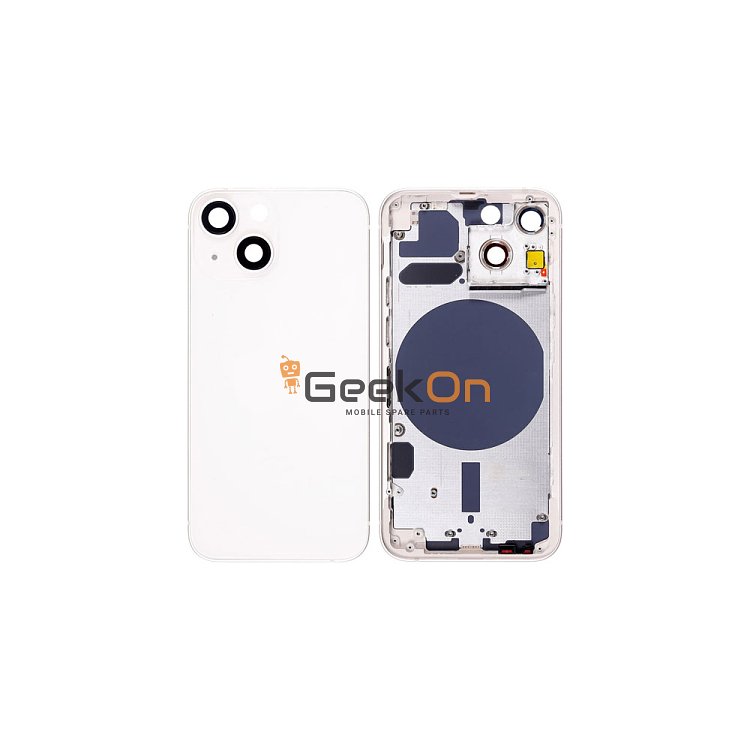 Back Housing / Πίσω Καπάκι Για Apple Iphone 13 Mini Λευκό