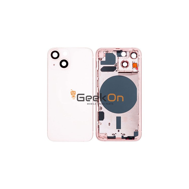 Back Housing / Πίσω Καπάκι Για Apple Iphone 13 Mini Ροζ