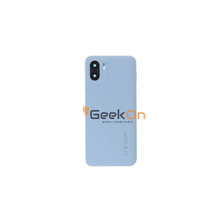 Back Cover /w Camera Lens / Πίσω Καπάκι με Τζαμάκι Κάμερας για Xiaomi Redmi A1 / A2 Light Blue