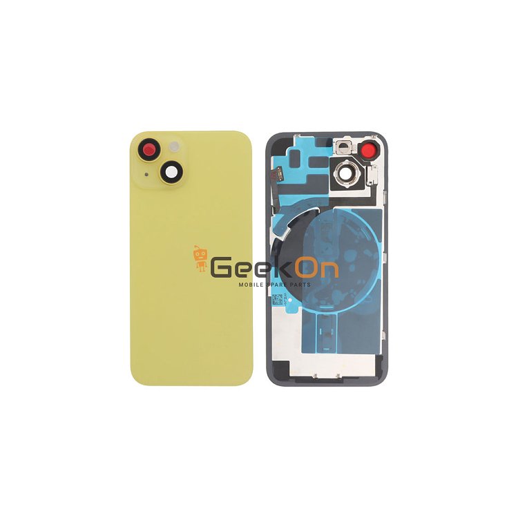 Back Housing With Cover  / Housing με Πίσω Καπάκι για iPhone 14 Yellow