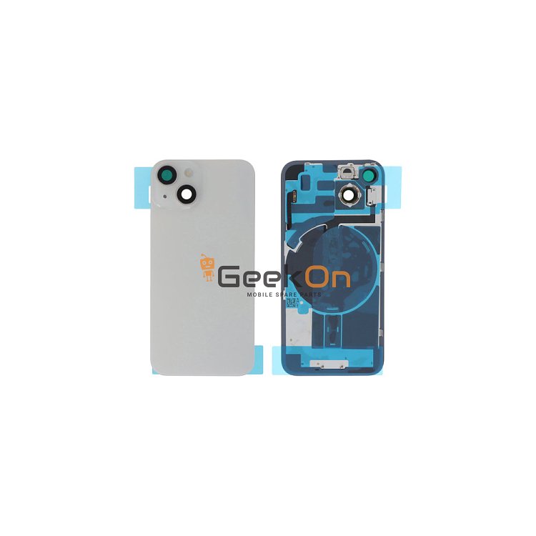 Back Housing With Cover / Housing με Πίσω Καπάκι για iPhone 14 White