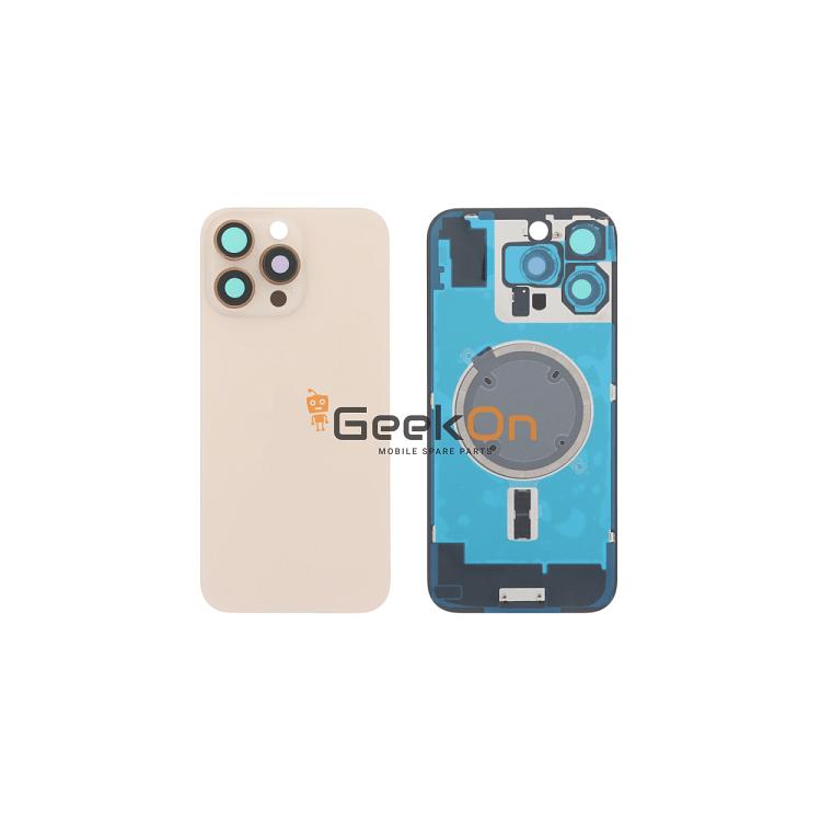 Full Back Cover Magsafe Magnet / Πίσω καπάκι Για iPhone 16 Pro Max Desert Titanium