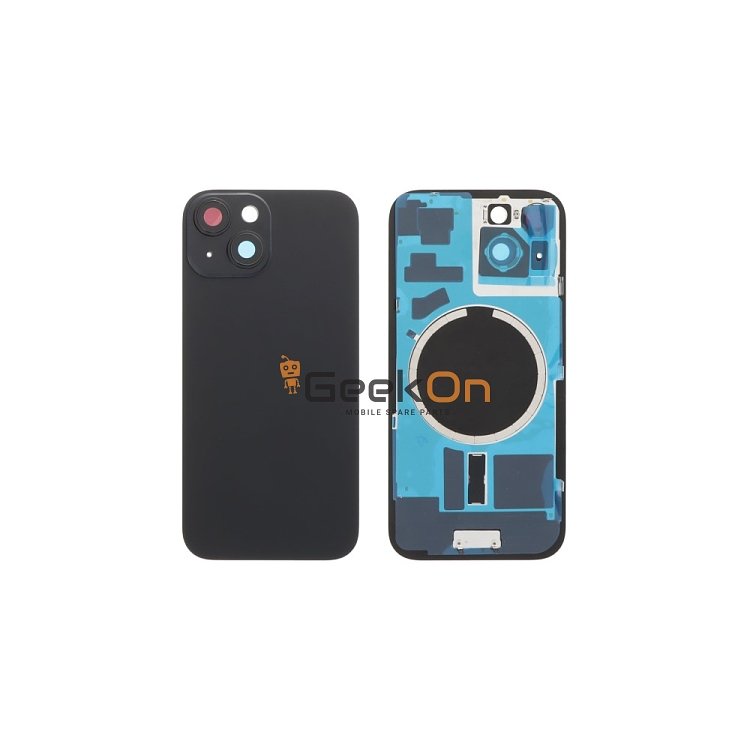 Full Back Cover Magsafe Magnet / Πίσω καπάκι Για iPhone 15 Black