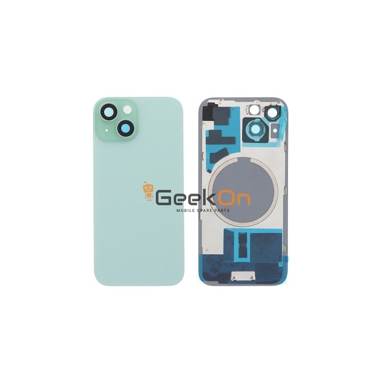 Full Back Cover Magsafe Magnet / Πίσω καπάκι Για iPhone 15 Green
