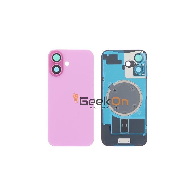 Full Back Cover Magsafe Magnet / Πίσω καπάκι Για iPhone 16 Pink