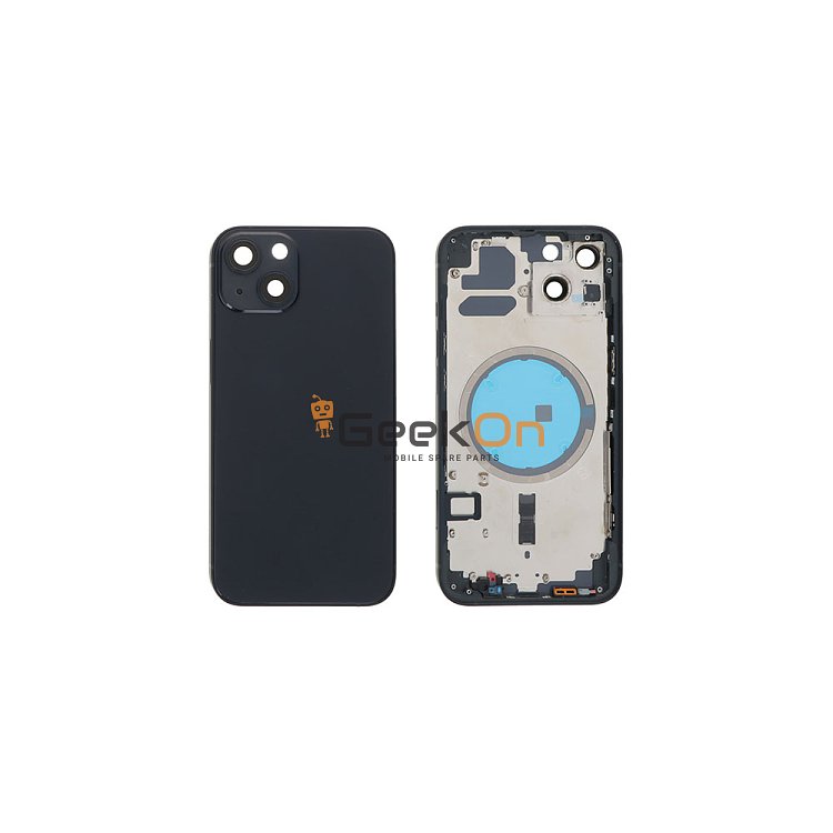 Back Housing / Πίσω Καπάκι Για Apple Iphone 13 Midnight Μαύρο
