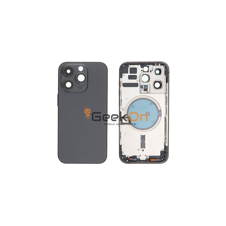 Back Housing / Πίσω Καπάκι Για Apple Iphone 14 Pro Space Black