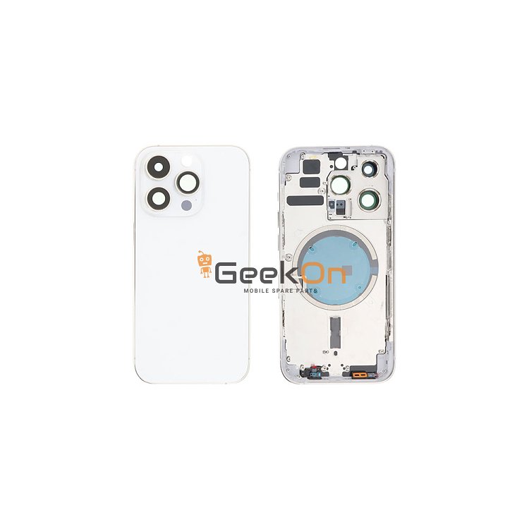 Back Housing / Πίσω Καπάκι Για Apple Iphone 14 Pro Silver