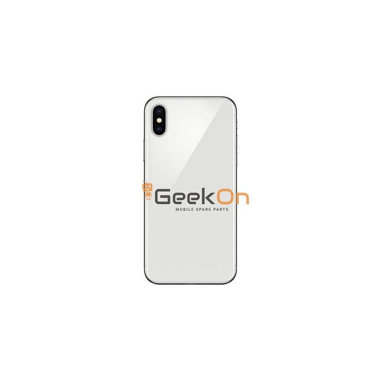 Back Housing / Πίσω Καπάκι Για Apple Iphone X Silver
