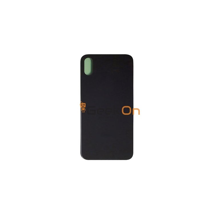 Back Cover Glass Για Apple Iphone X Black