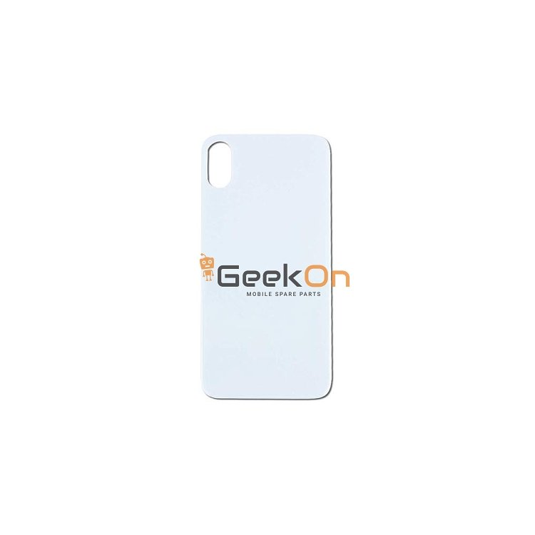 Back Cover Glass Για Apple Iphone X Silver