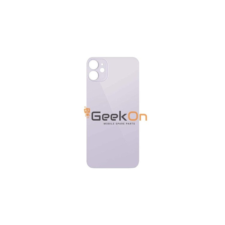 Back Cover Glass Για Apple Iphone 11 Μώβ