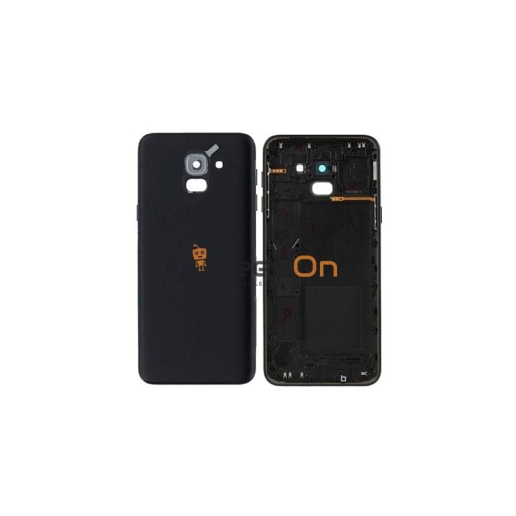 BACK COVER / Πίσω Καπάκι Για Samsung Galaxy J6 2018 J600F Μαύρο