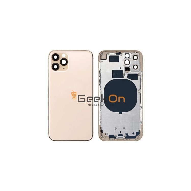 BACK HOUSING / ΠΙΣΩ ΚΑΠΑΚΙ ΓΙΑ APPLE IPHONE 11 PRO MAX Χρυσό