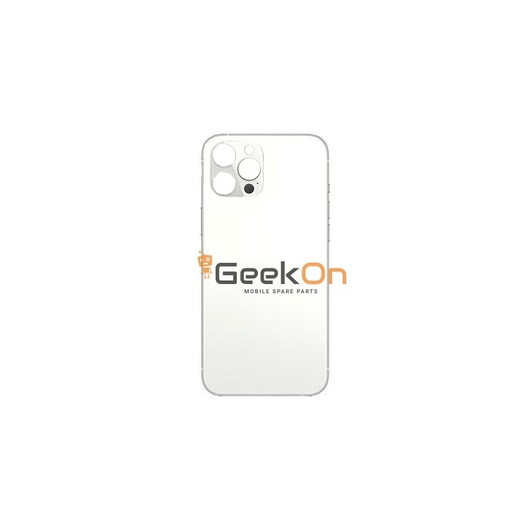 Back Cover Glass / Πίσω Καπάκι Για Apple Iphone 12 Pro Max  Λευκό