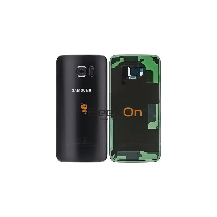 Γνήσιο Πίσω Καπάκι με Τζαμάκι Κάμερας για Samsung Galaxy S7 Edge G935F GH82-11346A Black (Service Pack)
