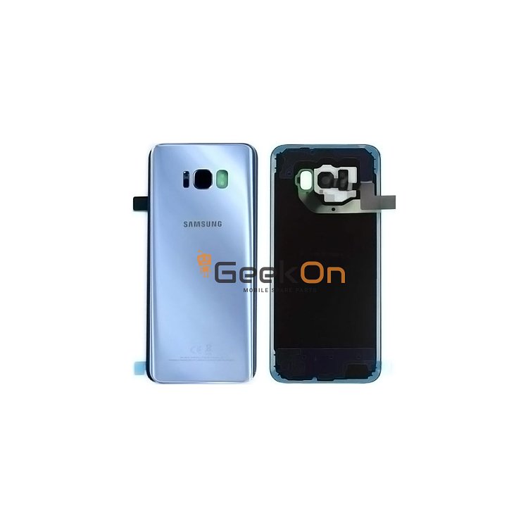 Γνήσιο Πίσω Καπάκι με Τζαμάκι Κάμερας για Samsung Galaxy S8 Plus GH82-14015D Blue (Service Pack)