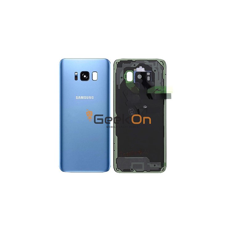 Γνήσιο Πίσω Καπάκι με Τζαμάκι Κάμερας για Samsung Galaxy S8 G950F GH82-13962D Blue (Service Pack)